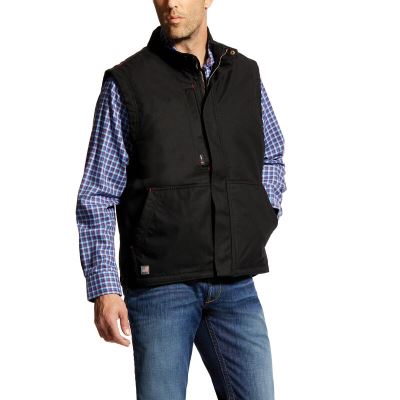 Ariat FR Workhorse - Winter Vest Zwart Heren - 35620-733